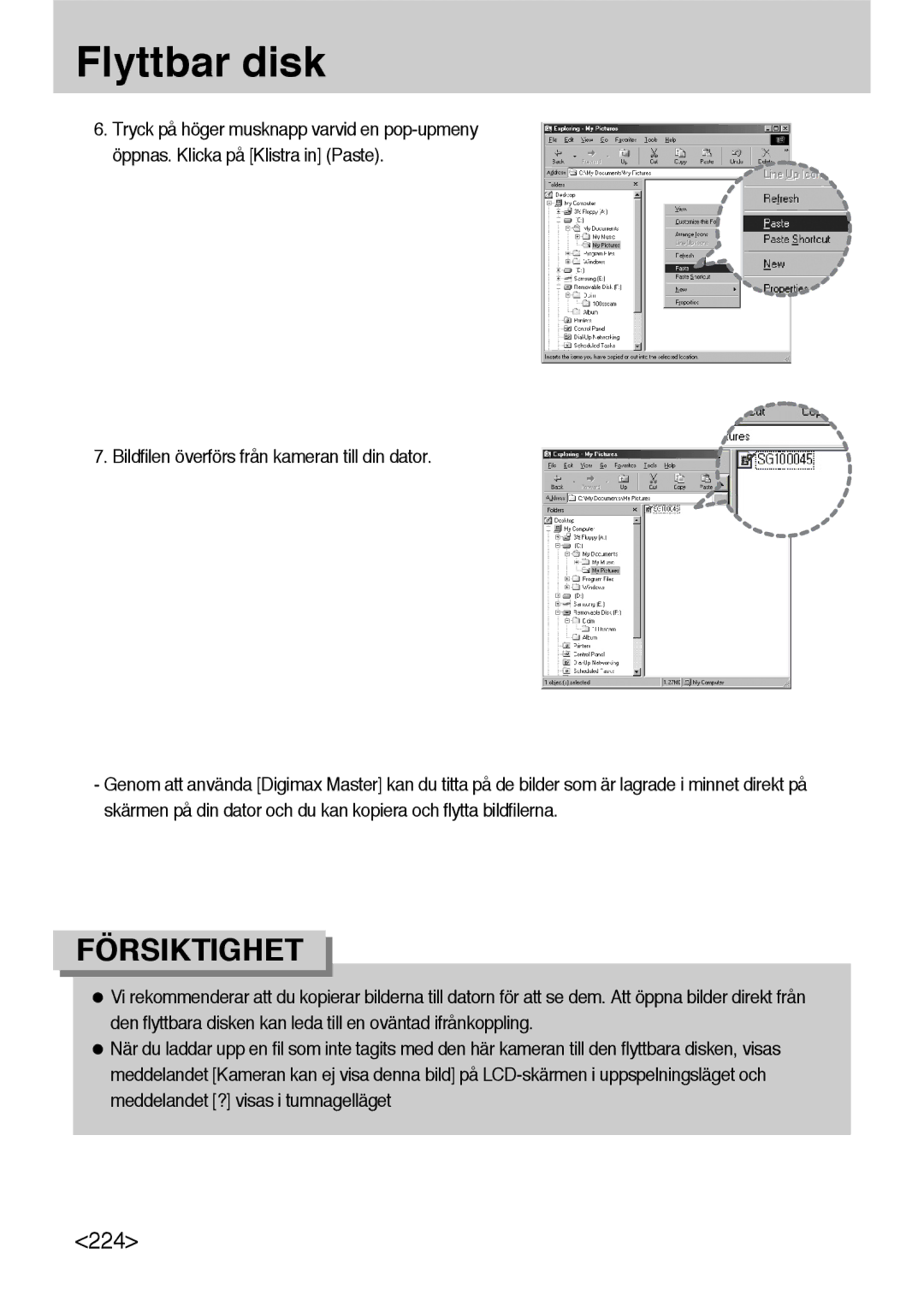 Samsung ER-GX10ZBBH/DE, ER-GX10ZBBB/SE, ER-GX10ZBBA/DK, ER-GX10ZBBB/DE manual 224 