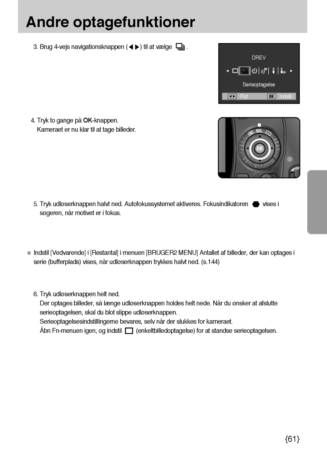 Samsung ER-GX10ZBBA/DK, ER-GX10ZBBB/SE, ER-GX10ZBBH/DE, ER-GX10ZBBB/DE manual Til at vælge 