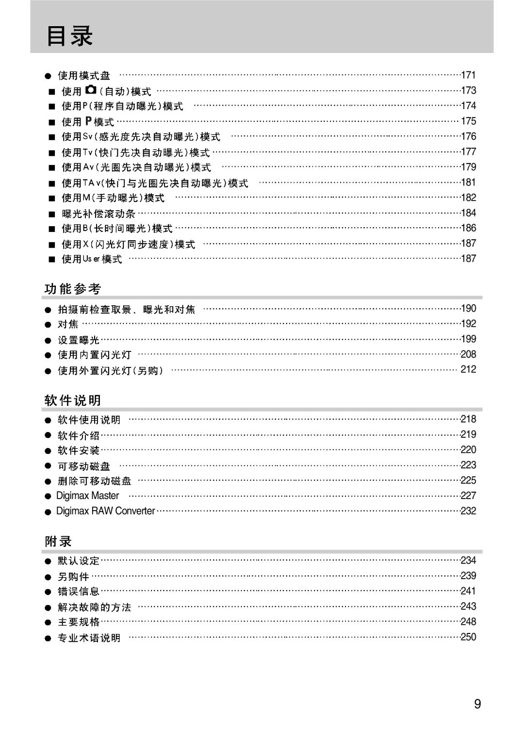 Samsung ER-GX10ZBBB/IT, ER-GX10ZBBH/DE, ER-GX10ZBBA/DK, ER-GX10ZBBB/DE, ER-GX10ZBBB/E1, ER-GX10ZBBB/NL manual 174 175 176 