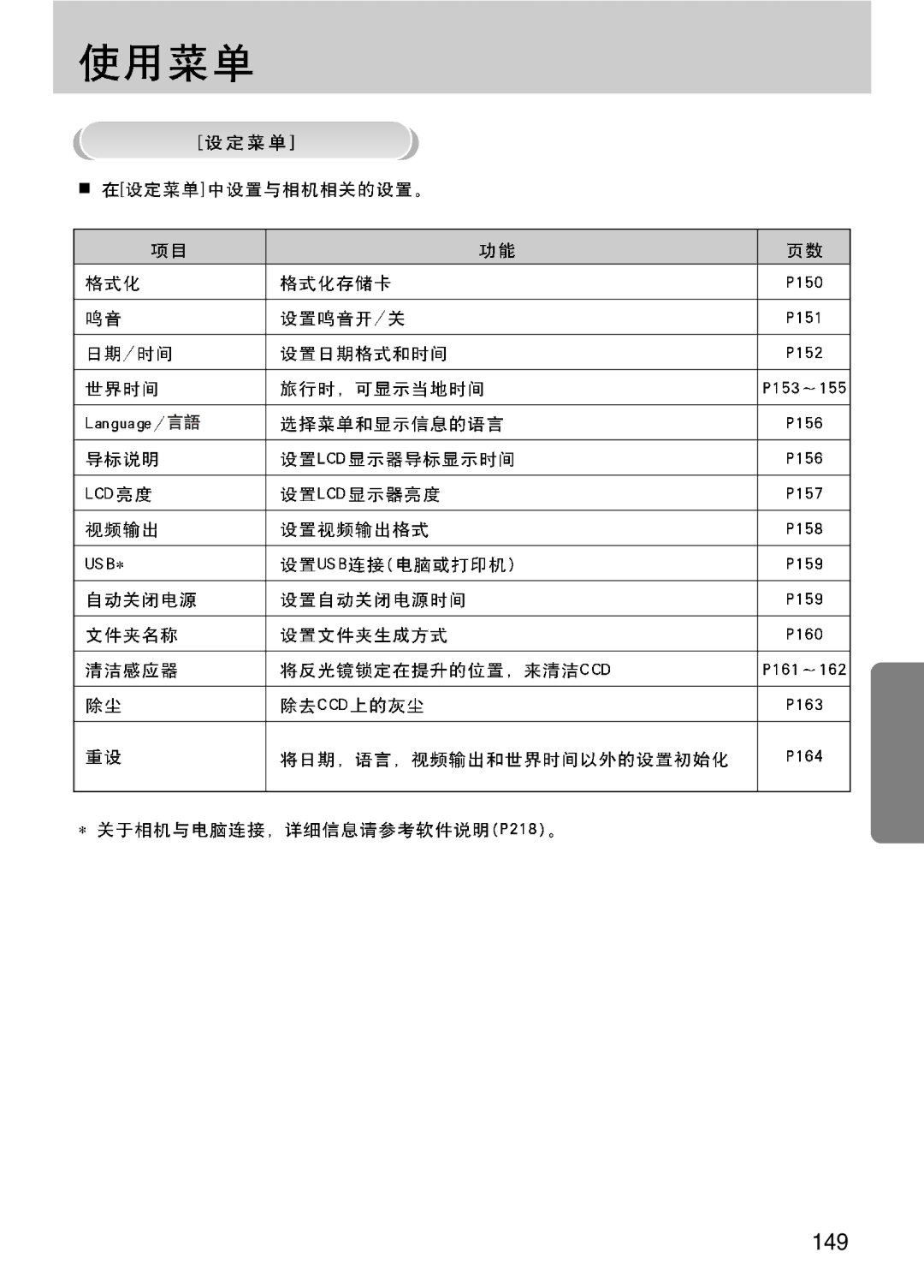 Samsung ER-GX10ZBBB/IT, ER-GX10ZBBH/DE, ER-GX10ZBBA/DK, ER-GX10ZBBB/DE, ER-GX10ZBBB/E1, ER-GX10ZBBB/NL, ER-GX10ZBBA/E1 manual 149 