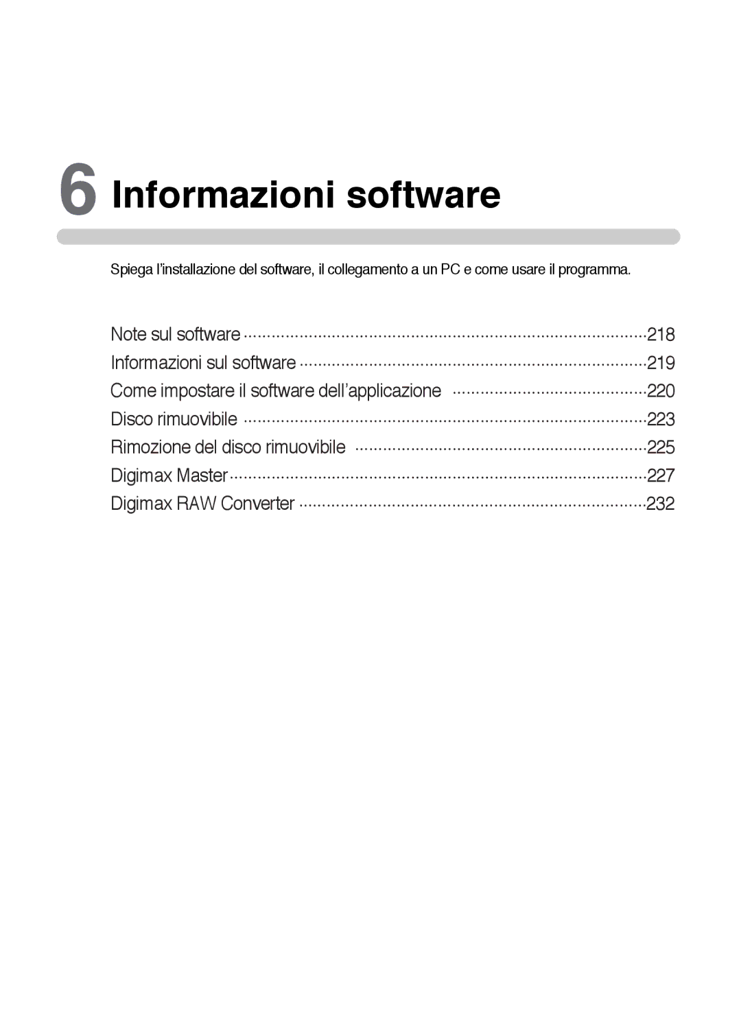 Samsung ER-GX10ZBBB/DE, ER-GX10ZBBH/DE, ER-GX10ZBBB/IT, ER-GX10ZBBD/IT, ER-GX10ZBBB/E1, ER-GX10ZBBA/IT Informazioni software 