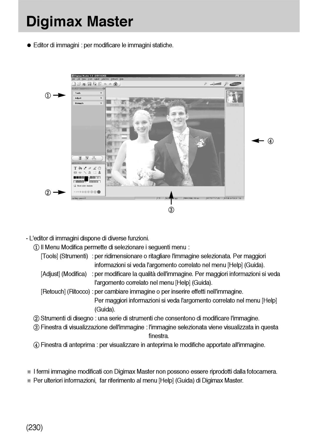 Samsung ER-GX10ZBBH/DE, ER-GX10ZBBB/DE, ER-GX10ZBBB/IT, ER-GX10ZBBD/IT, ER-GX10ZBBB/E1, ER-GX10ZBBA/IT, ER-GX10ZBBC/IT manual 230 