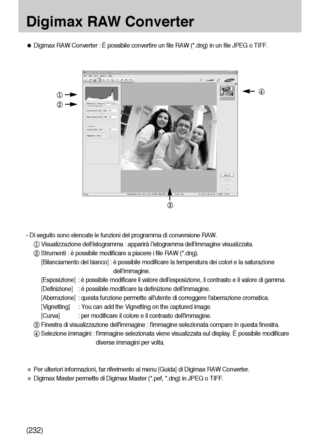 Samsung ER-GX10ZBBB/IT, ER-GX10ZBBH/DE, ER-GX10ZBBB/DE, ER-GX10ZBBD/IT, ER-GX10ZBBB/E1, ER-GX10ZBBA/IT Digimax RAW Converter 