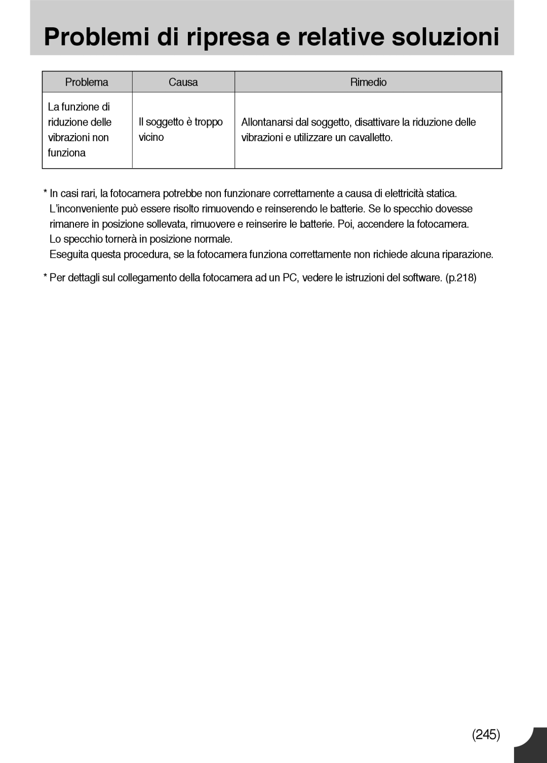 Samsung ER-GX10ZBBB/DE, ER-GX10ZBBH/DE, ER-GX10ZBBB/IT, ER-GX10ZBBD/IT, ER-GX10ZBBB/E1, ER-GX10ZBBA/IT, ER-GX10ZBBC/IT manual 245 