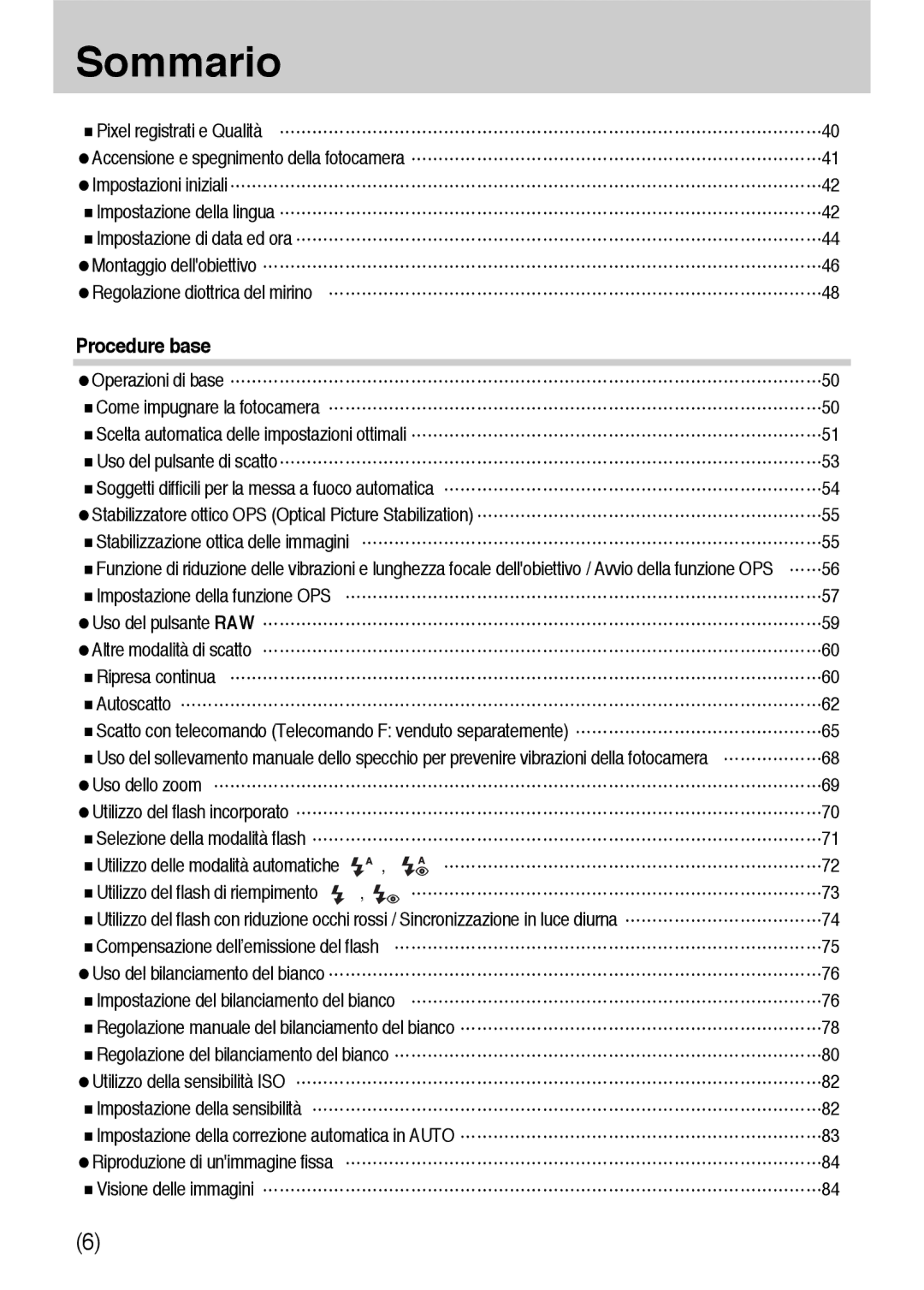 Samsung ER-GX10ZBBH/DE, ER-GX10ZBBB/DE, ER-GX10ZBBB/IT, ER-GX10ZBBD/IT manual Operazioni di base, Visione delle immagini 