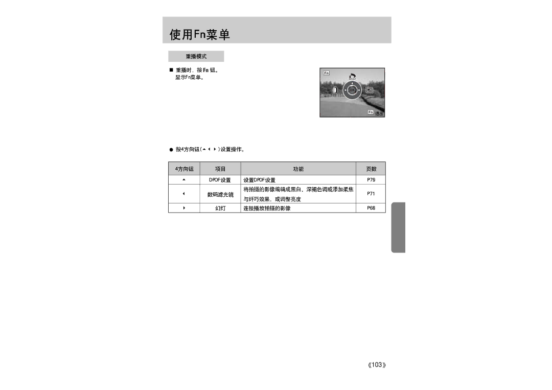 Samsung ER-GX1LZBBA/E1 manual 103 