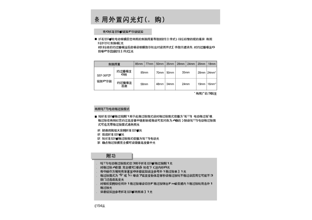 Samsung ER-GX1LZBBA/E1 manual 154 