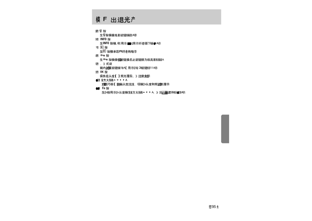 Samsung ER-GX1LZBBA/E1 manual 