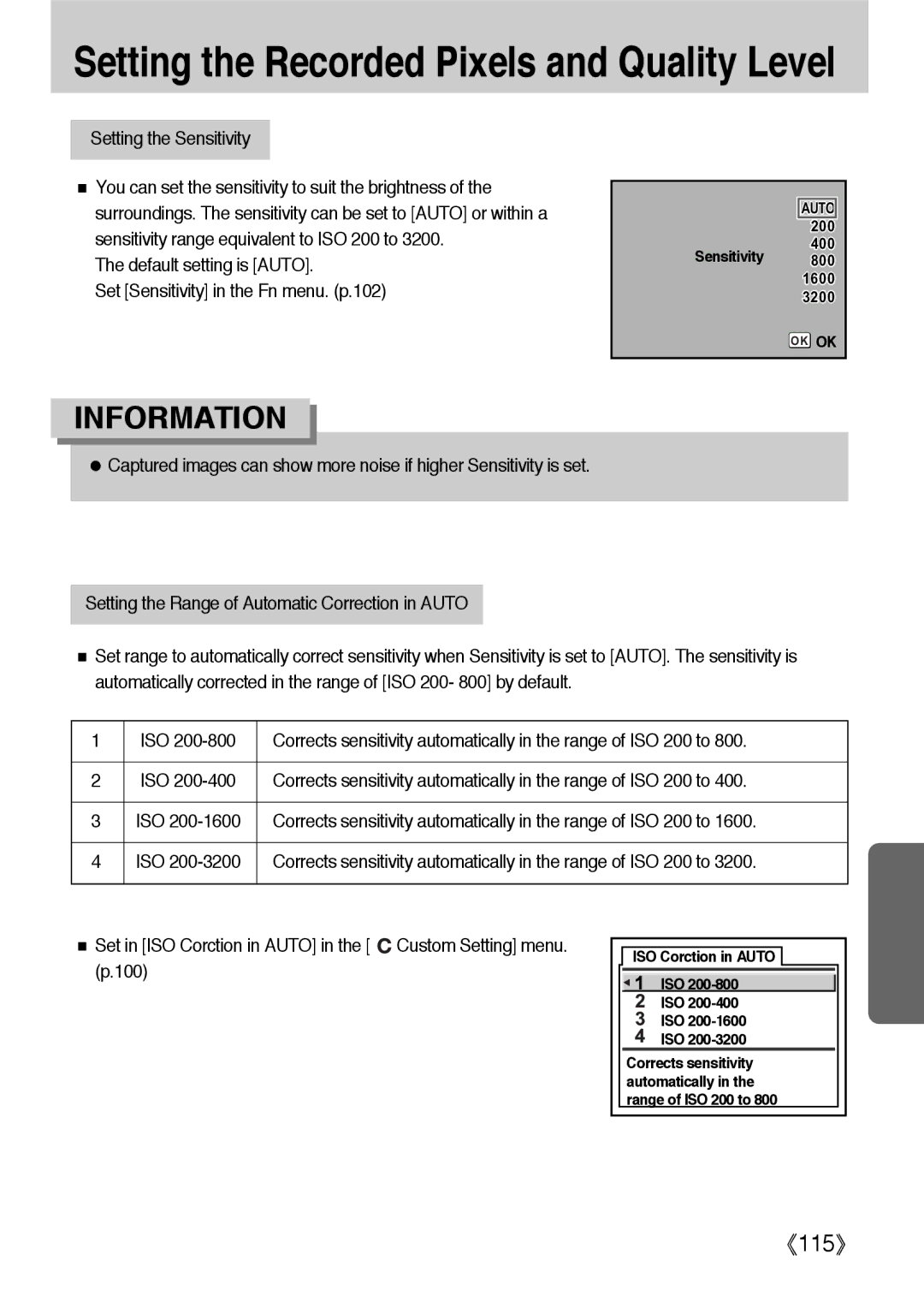 Samsung ER-GX1LZBBA/US, ER-GX1LZBBA/FR, ER-GX1LZBBA/E1, ER-GX1LZBAA, ER-GX1LZBAB, ER-GX1LZBBA/GB, ER-GX1LZBBA/NL manual 115 