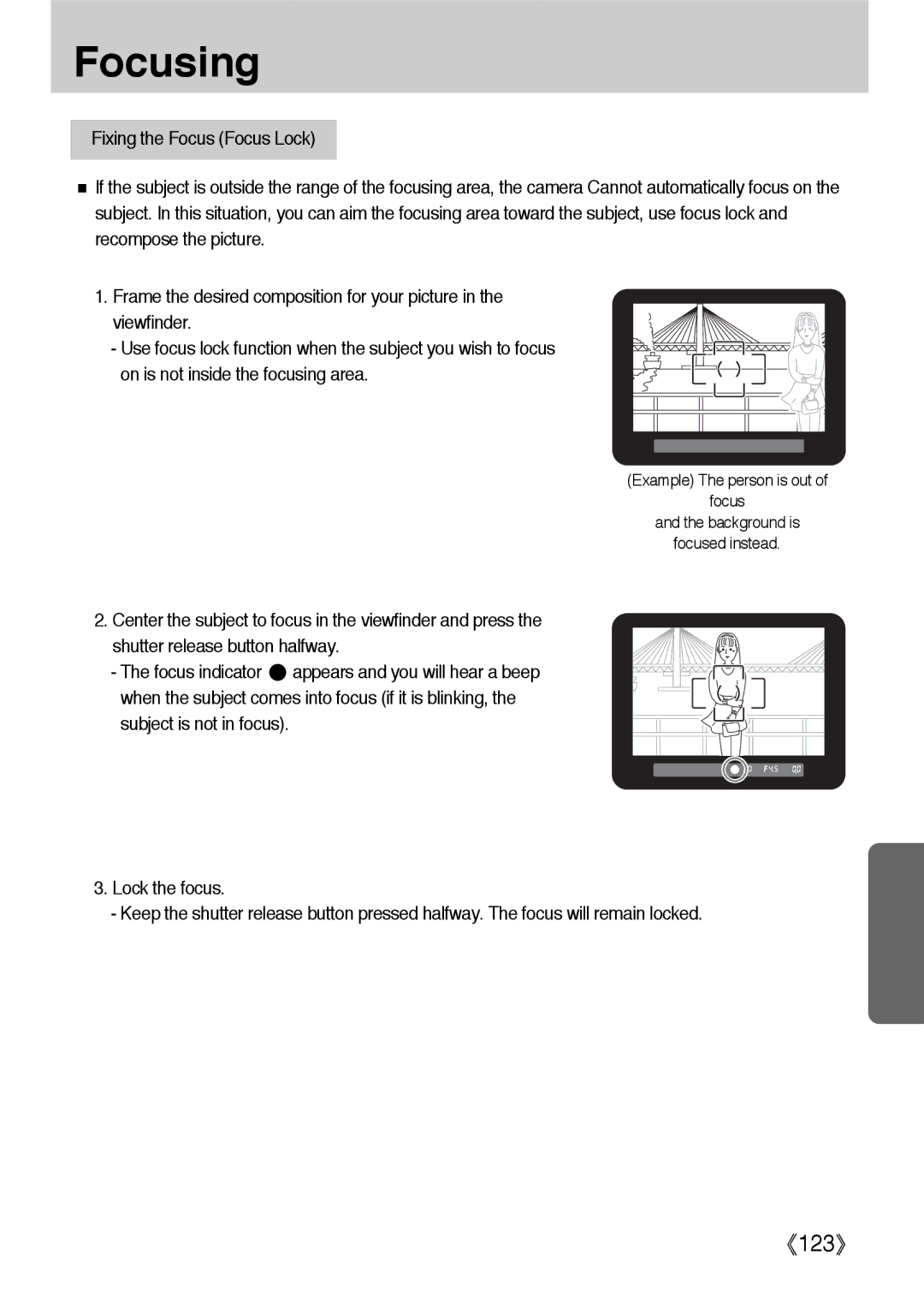 Samsung ER-GX1LZBBA/GB, ER-GX1LZBBA/FR, ER-GX1LZBBA/E1, ER-GX1LZBAA, ER-GX1LZBAB, ER-GX1LZBBA/US, ER-GX1LZBBA/NL manual 123 