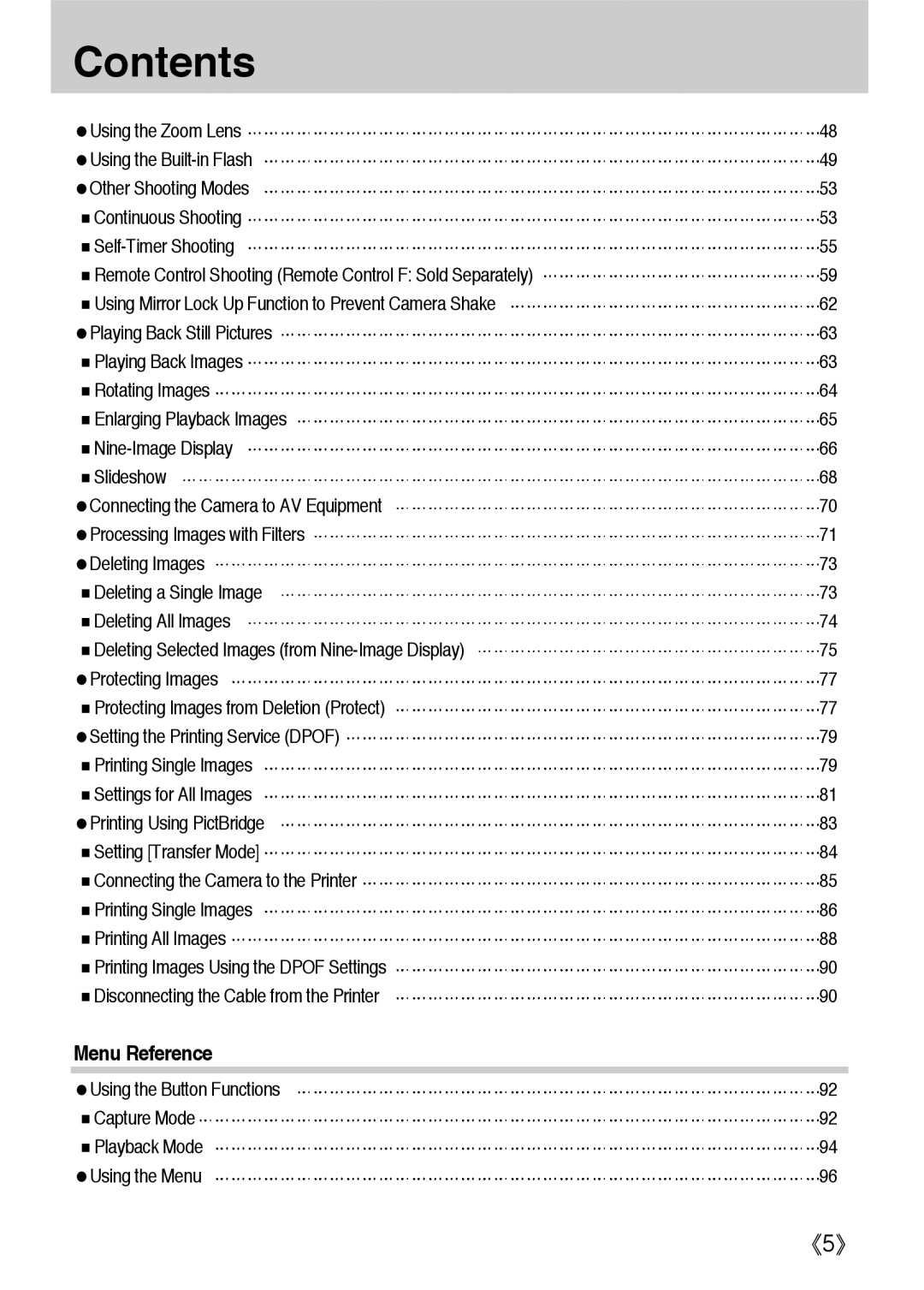 Samsung ER-GX1LZBBA/NL, ER-GX1LZBBA/FR, ER-GX1LZBBA/E1, ER-GX1LZBAA, ER-GX1LZBAB, ER-GX1LZBBA/US, ER-GX1LZBBA/GB manual Contents 