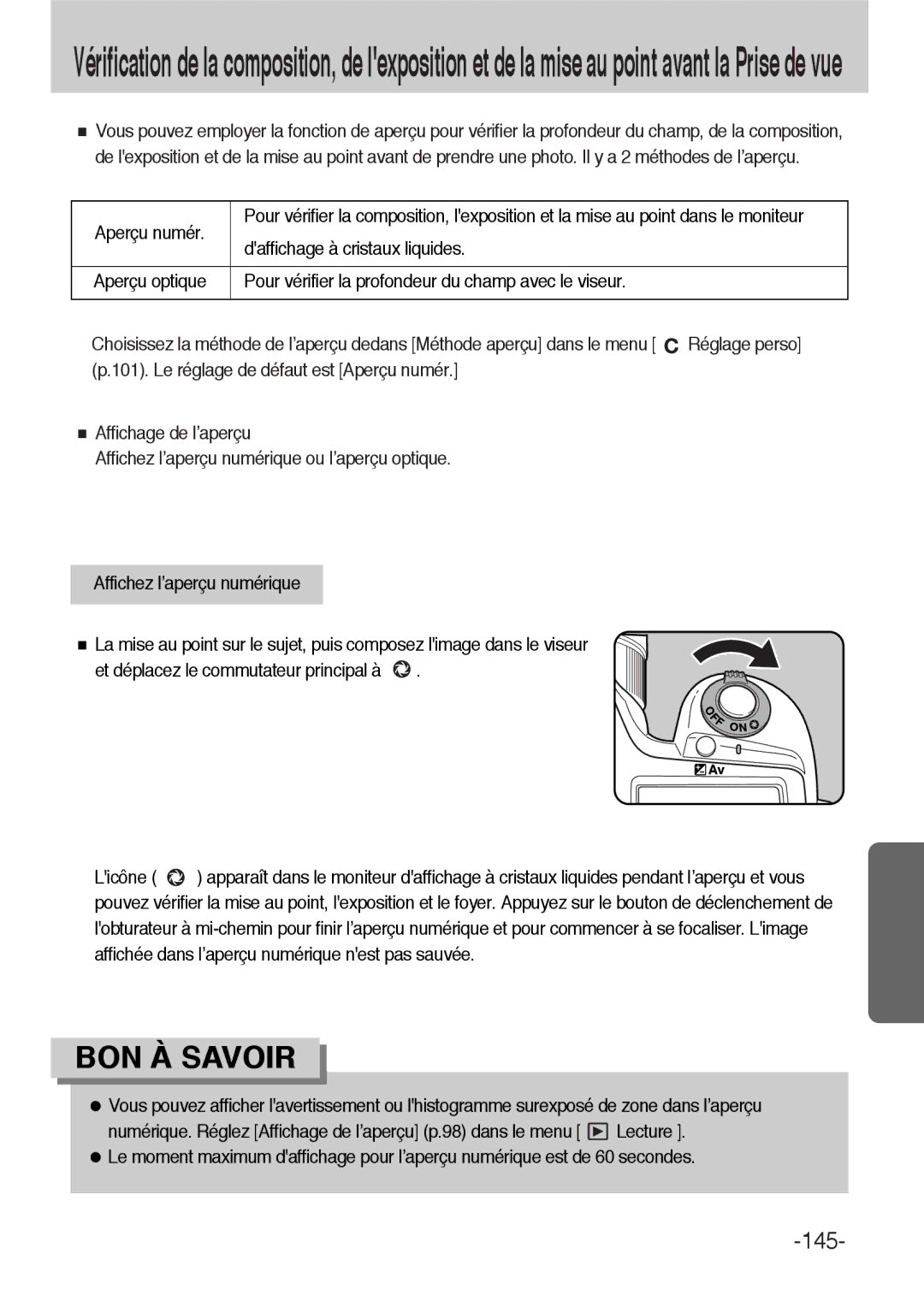 Samsung ER-GX1LZBBA/FR, ER-GX1LZBBA/E1 manual 145 