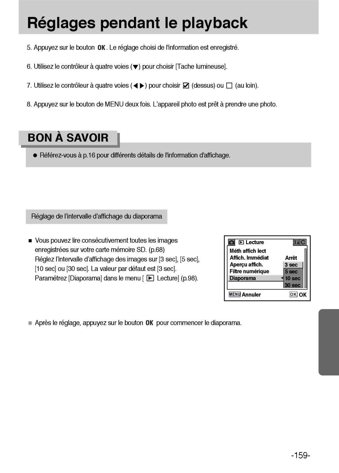 Samsung ER-GX1LZBBA/FR, ER-GX1LZBBA/E1 manual Pour choisir Dessus ou 