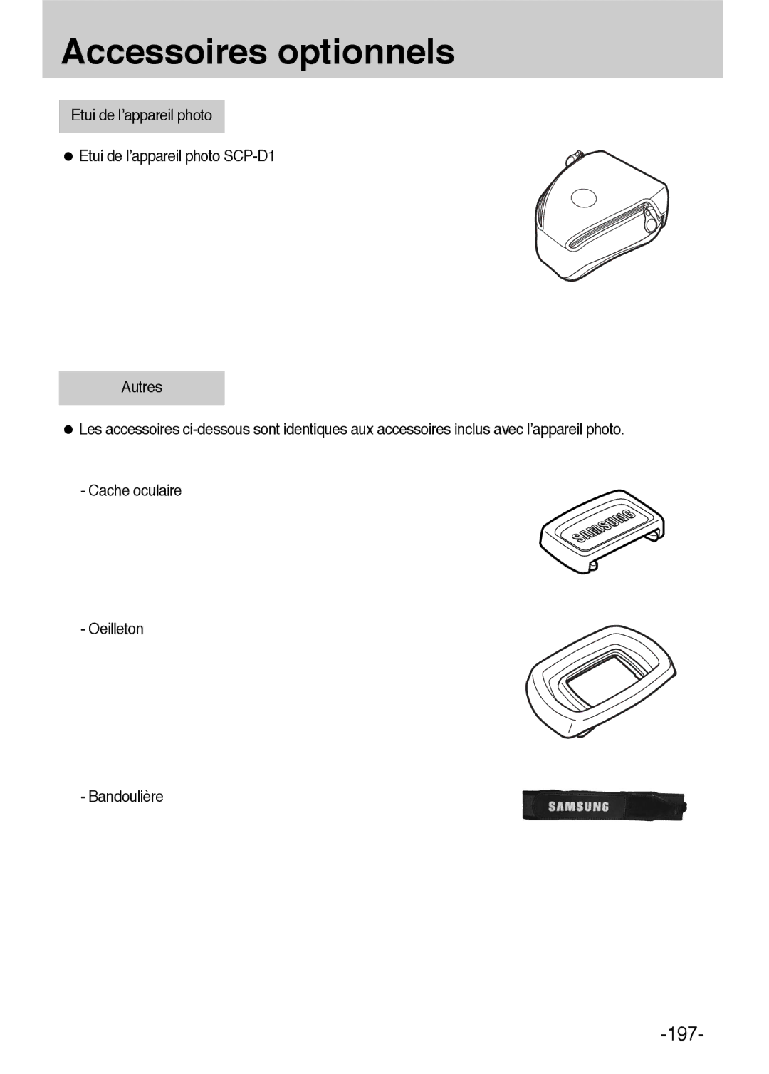 Samsung ER-GX1LZBBA/FR, ER-GX1LZBBA/E1 manual 197 