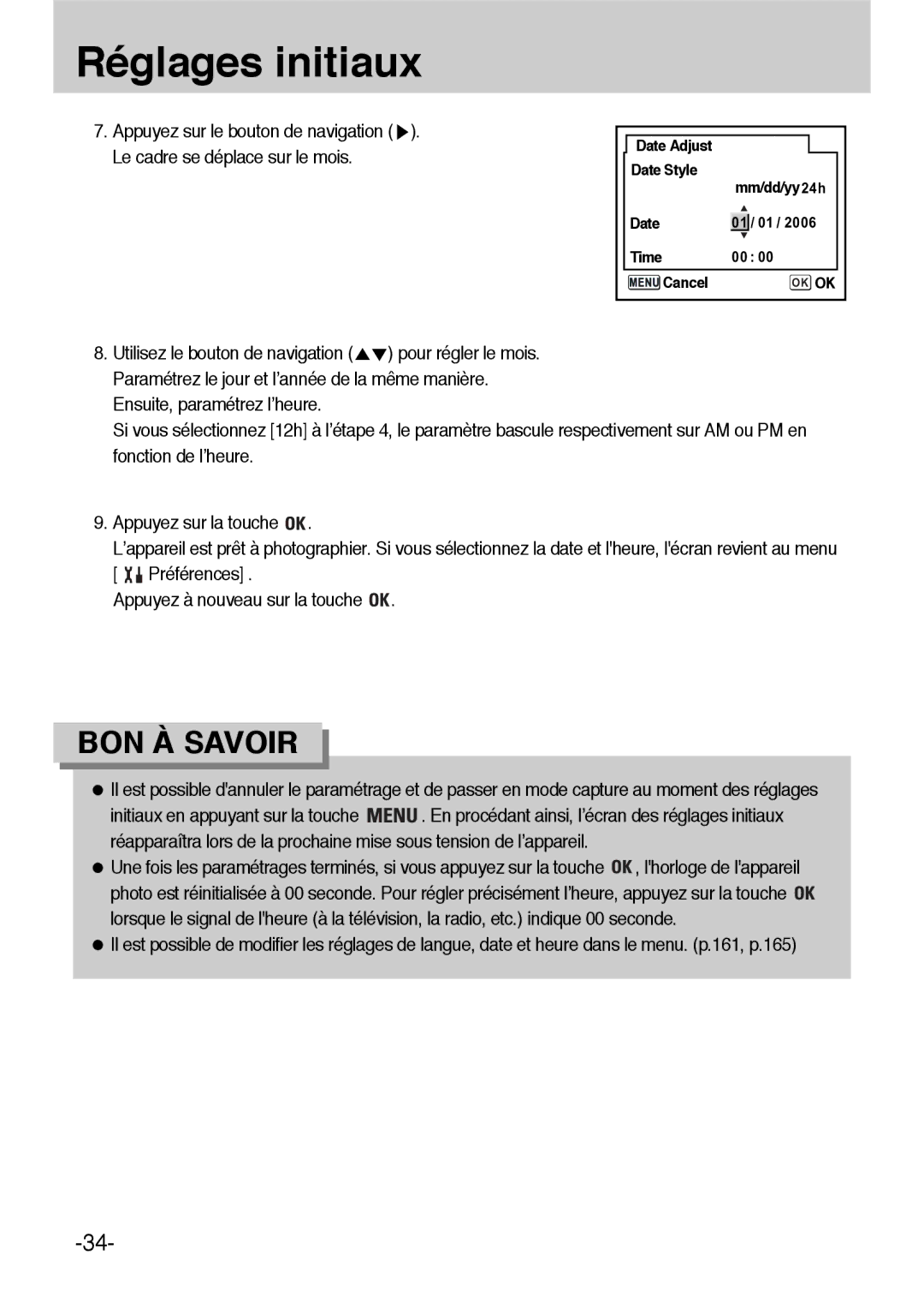 Samsung ER-GX1LZBBA/E1, ER-GX1LZBBA/FR manual Mm/dd/yy24h 