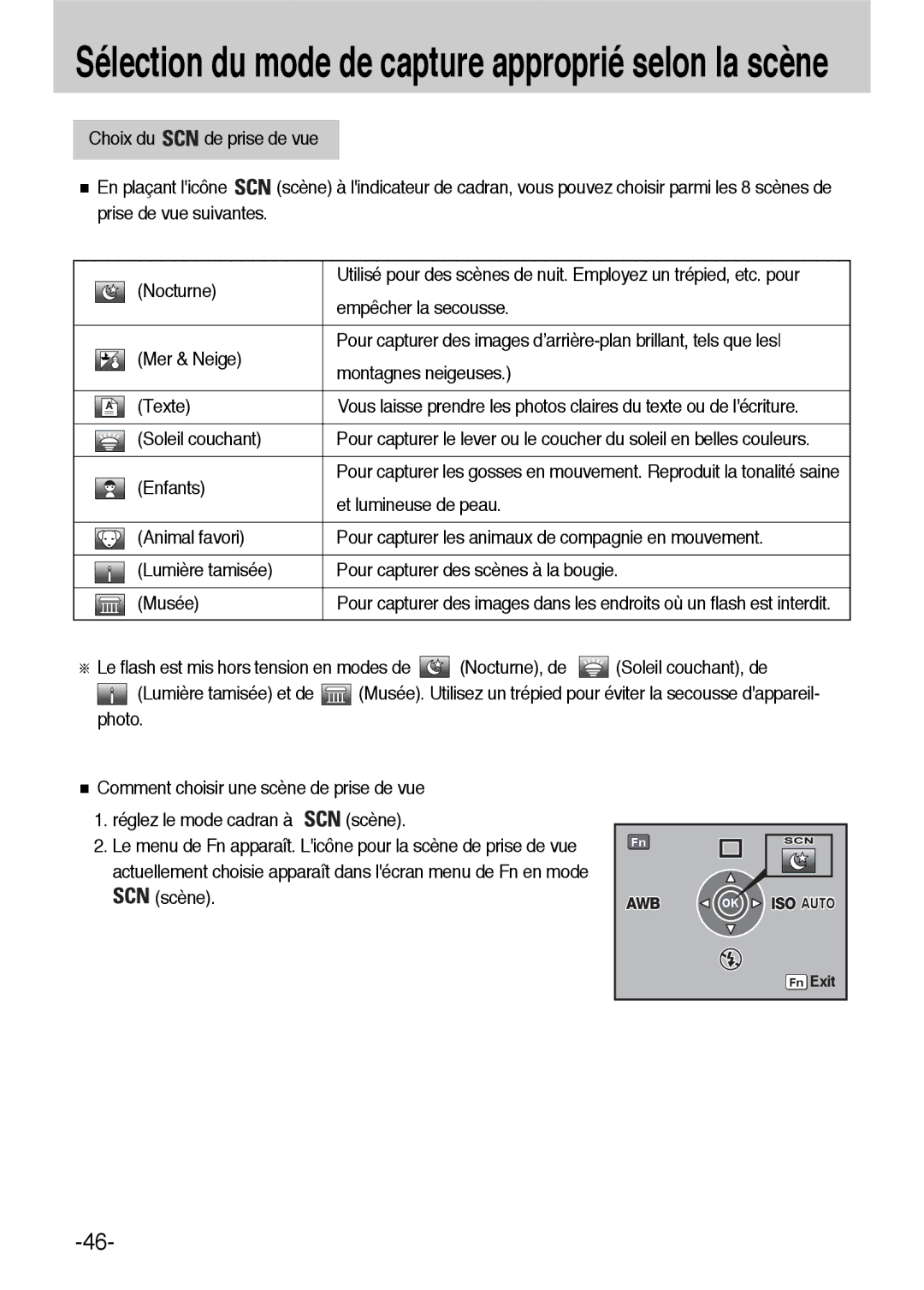 Samsung ER-GX1LZBBA/E1, ER-GX1LZBBA/FR manual Enfants, Soleil couchant, de 