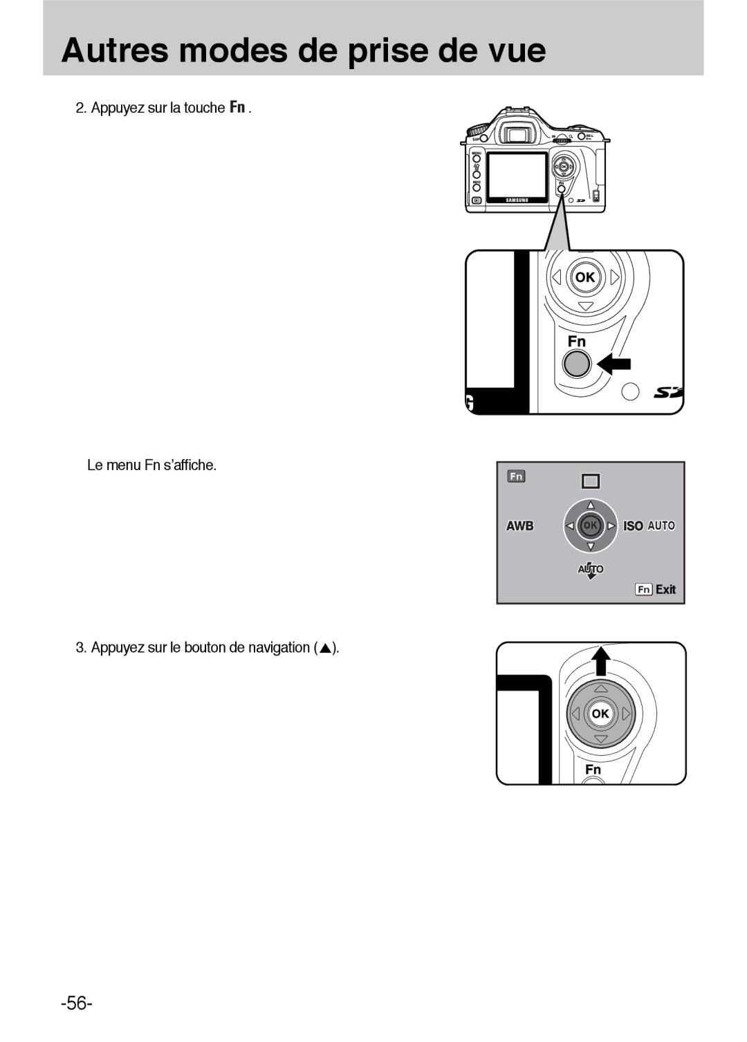 Samsung ER-GX1LZBBA/E1, ER-GX1LZBBA/FR manual OK Auto 