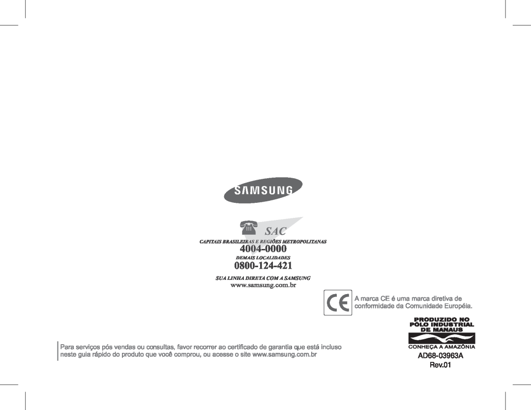 Samsung ES55 manual AD68-03963A Rev.01 