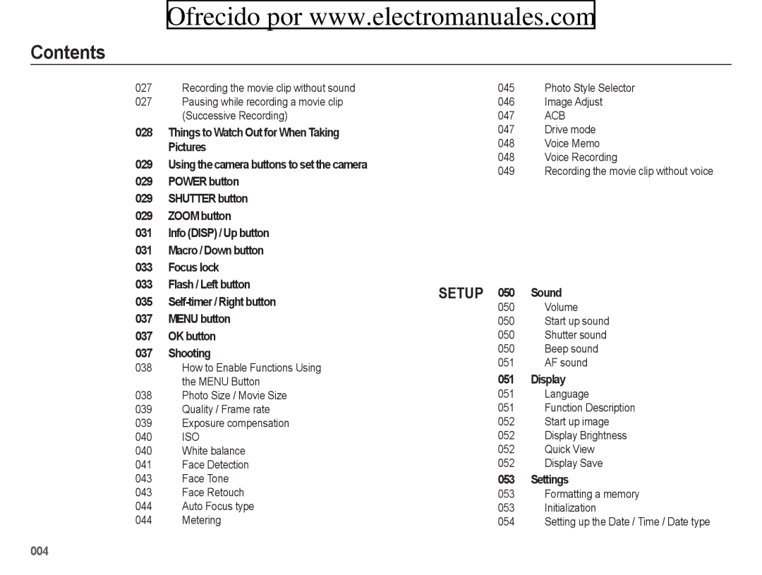 Samsung ES71, ES70 user manual Volume Start up sound Shutter sound Beep sound AF sound 