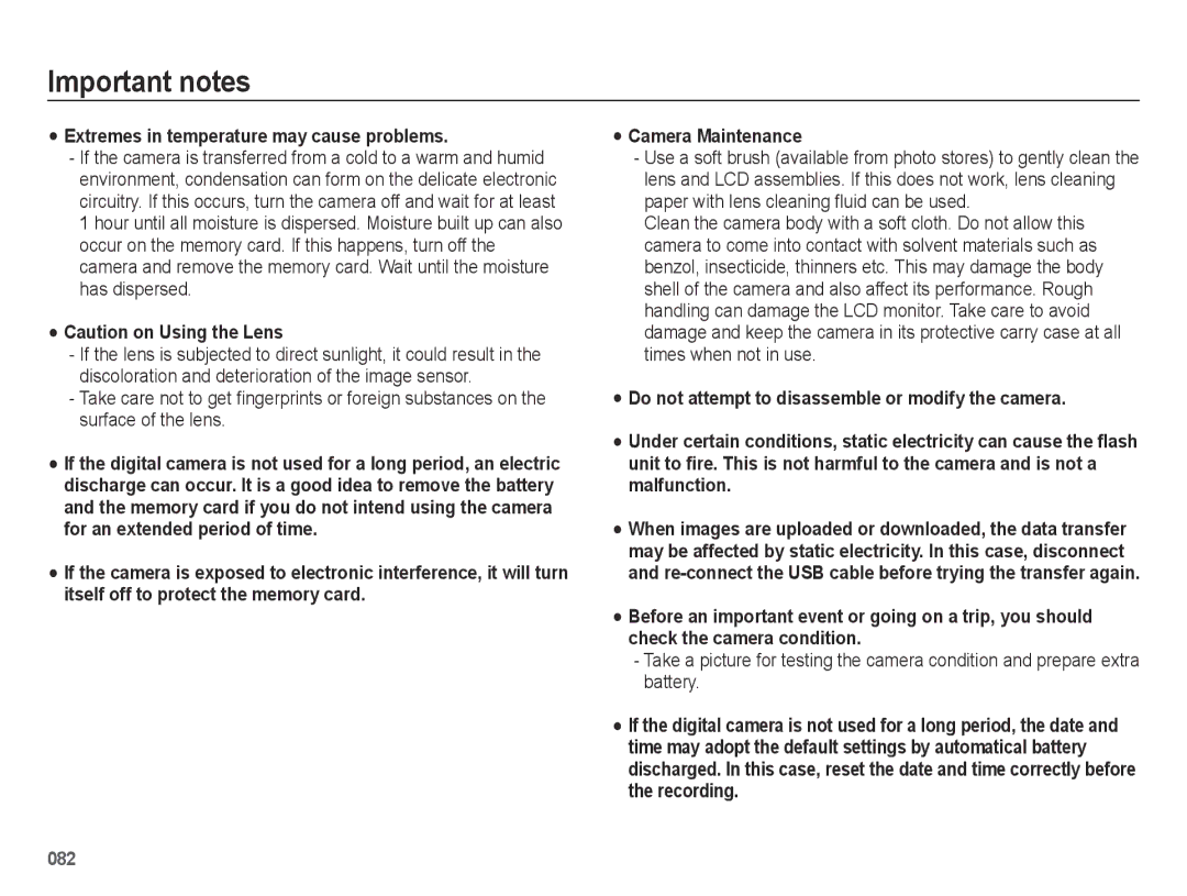 Samsung ES74, ES73 user manual 082 