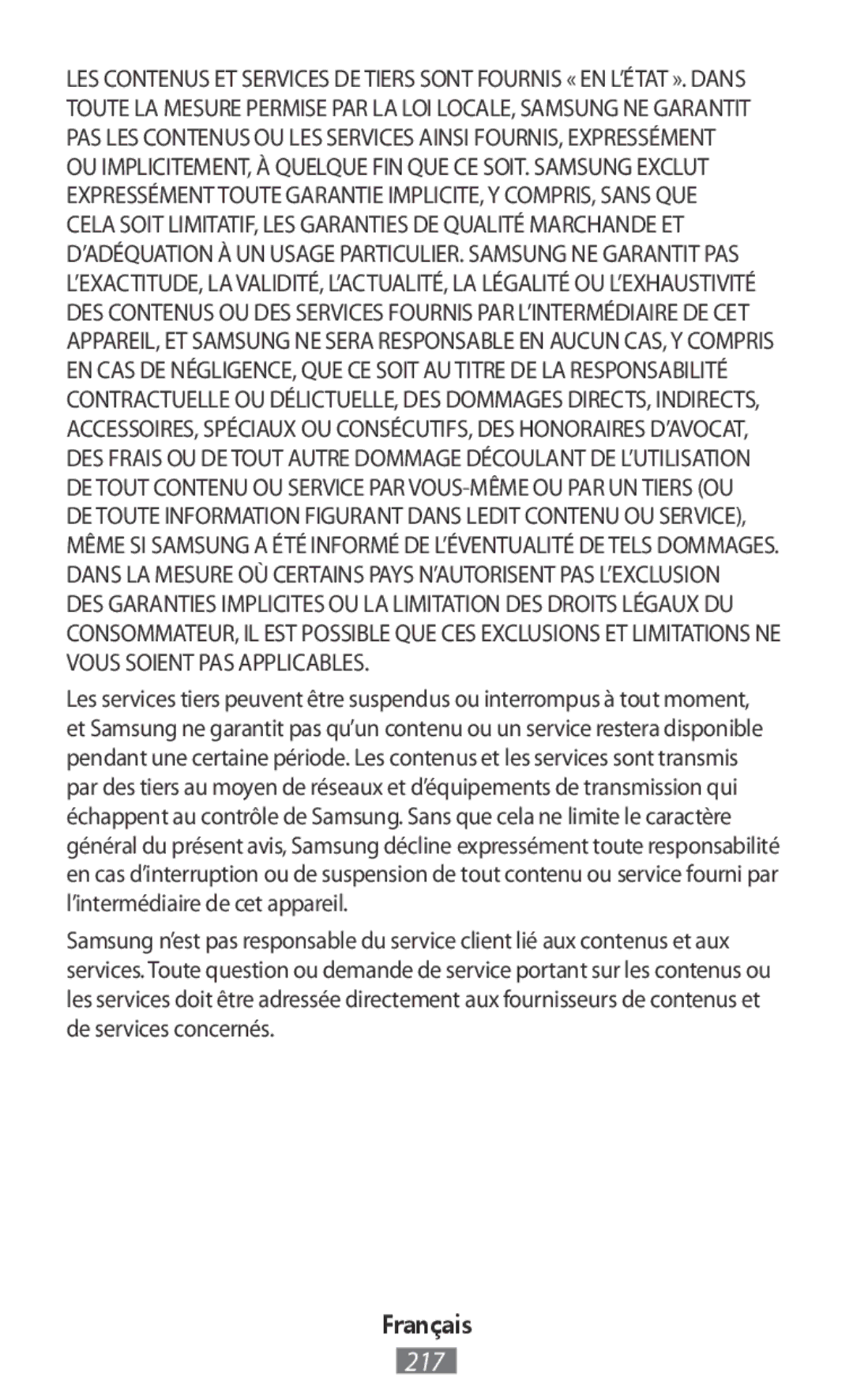 Samsung ET-YC200BBEGRU, ET-YC200BBEGWW, EI-YP322BBEGWW manual Français 