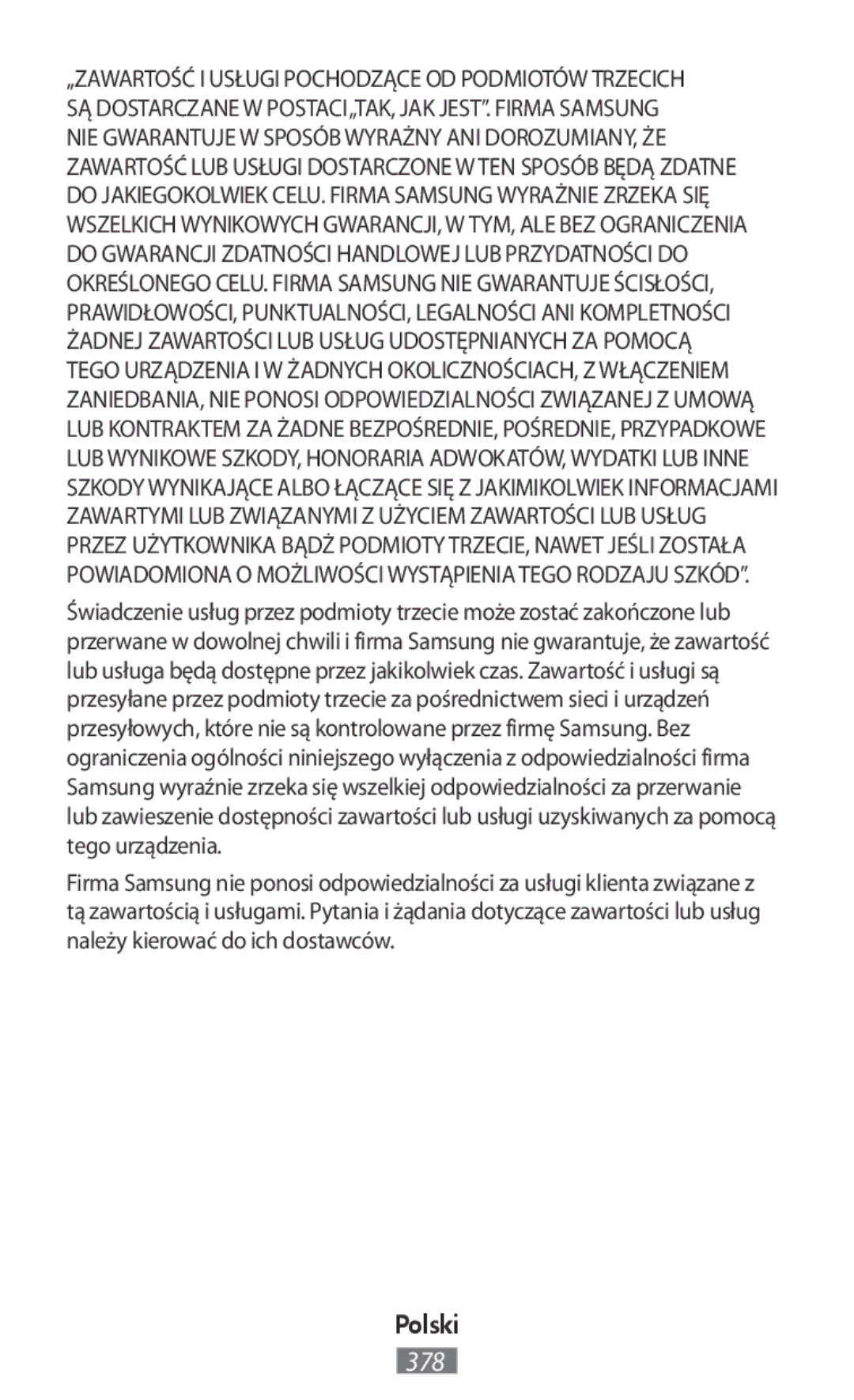 Samsung EI-YP322BBEGWW, ET-YC200BBEGWW, ET-YC200BBEGRU manual Polski 