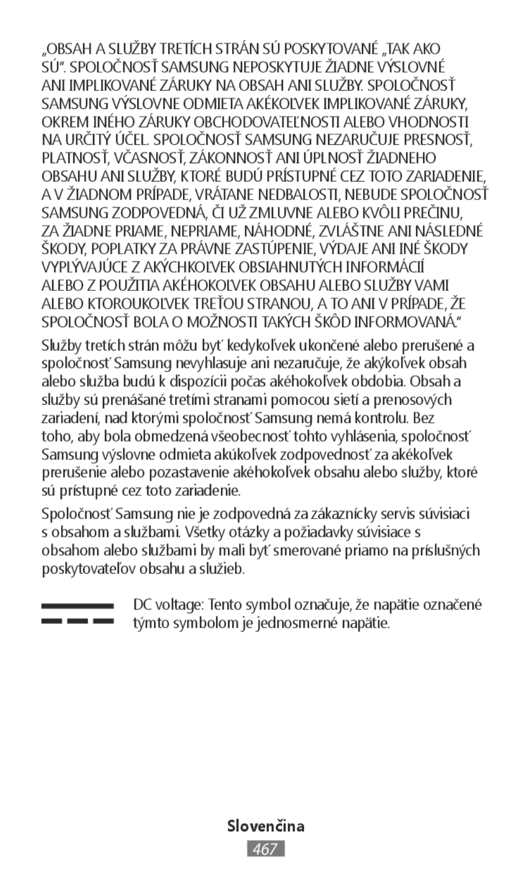 Samsung ET-YO324BBEGRU manual Slovenčina 