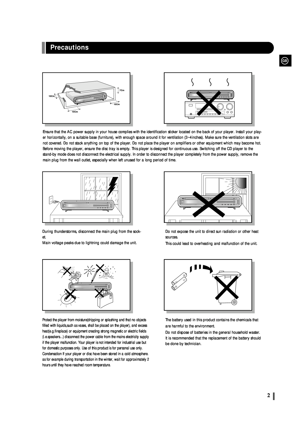 Samsung EV-1S instruction manual Precautions, Standby, Function, Mode 