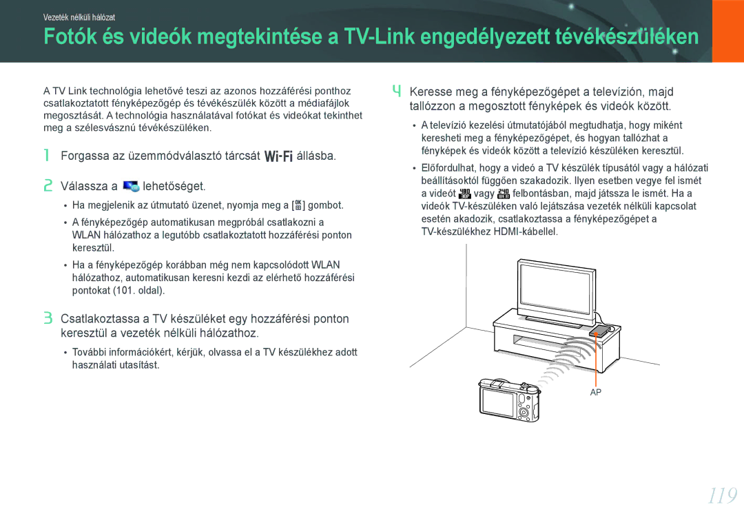 Samsung EV-NX1000BABRO, EV-NX1000BABDE, EV-NX1000BFWDE, EV-NX1000BABPL, EV-NX1100BABHU, EV-NX1000BABDK, EV-NX1000BFWDK manual 119 