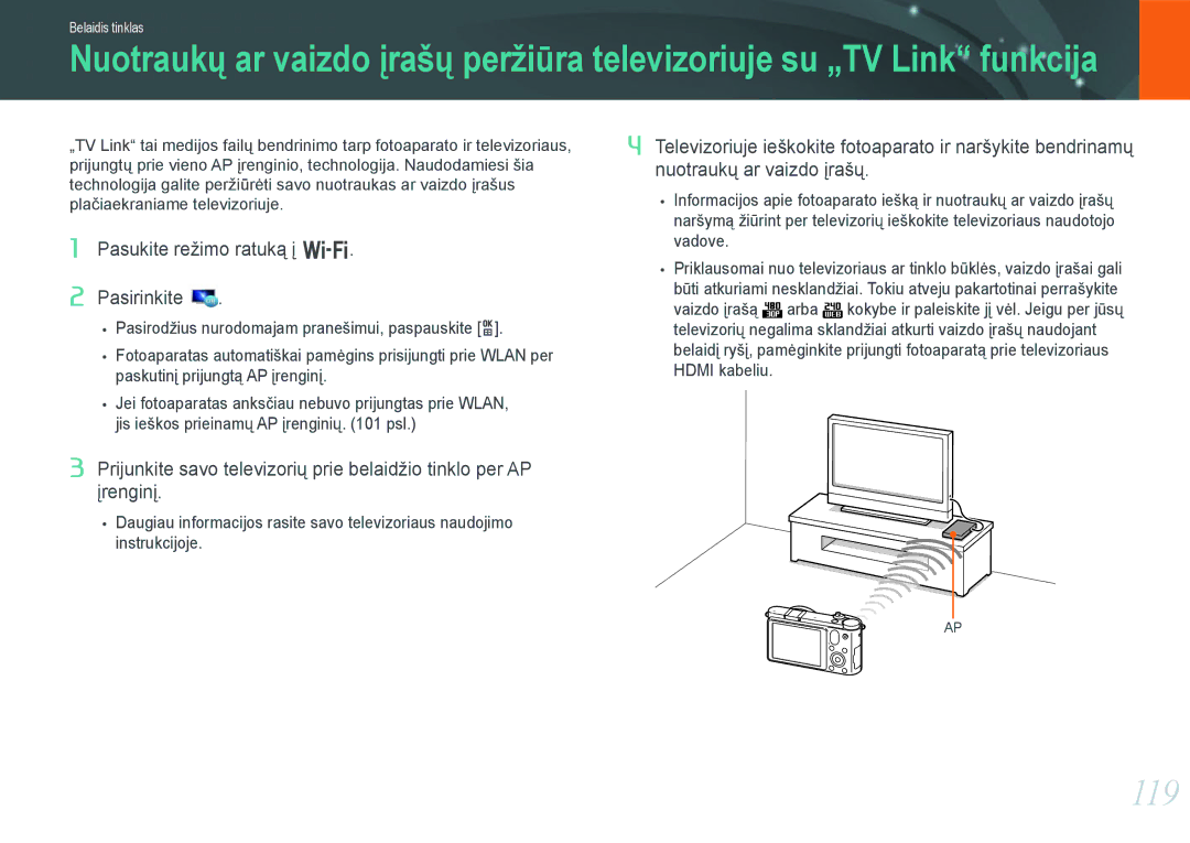 Samsung EV-NX1000BABEE, EV-NX1000BFWEE manual 119 