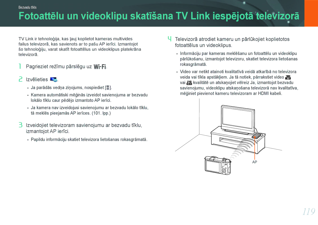 Samsung EV-NX1000BABEE, EV-NX1000BFWEE manual 119 