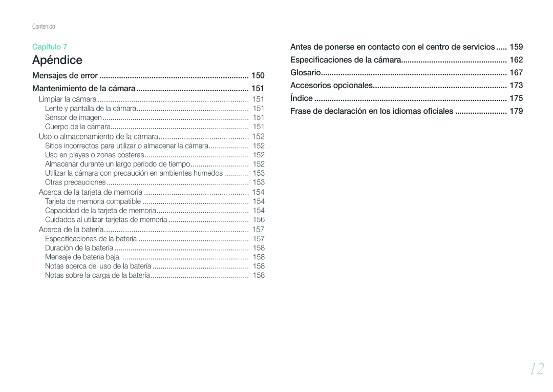 Samsung EV-NX1000BJPES, EV-NX1000BABES, EV-NX1000BHWFR, EV-NX1000BFWES, EV-NX1000BFWIL manual 151, 152, 154, 157 