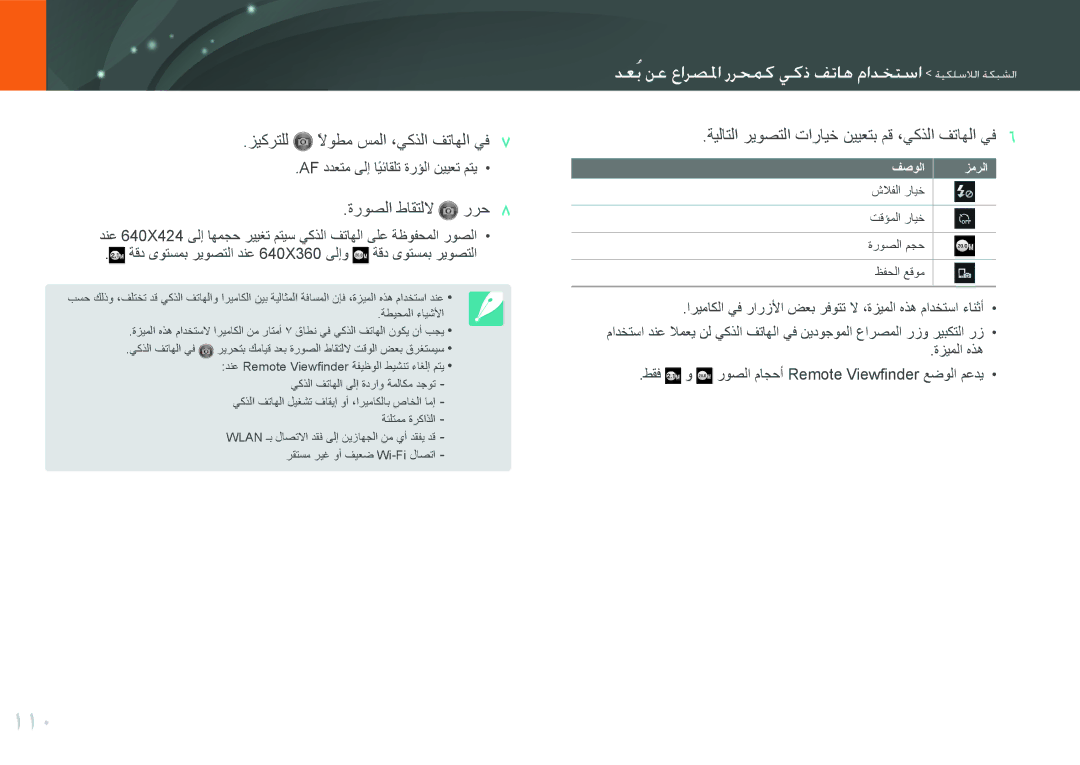 Samsung EV-NX1000BABSA 110, استخدام هاتف ذكي كمحرر المصراع عن بُع الشبكة اللاسلكي, زيكرتلل لاوطمً سملا ،يكذلا فتاهلا يف7 