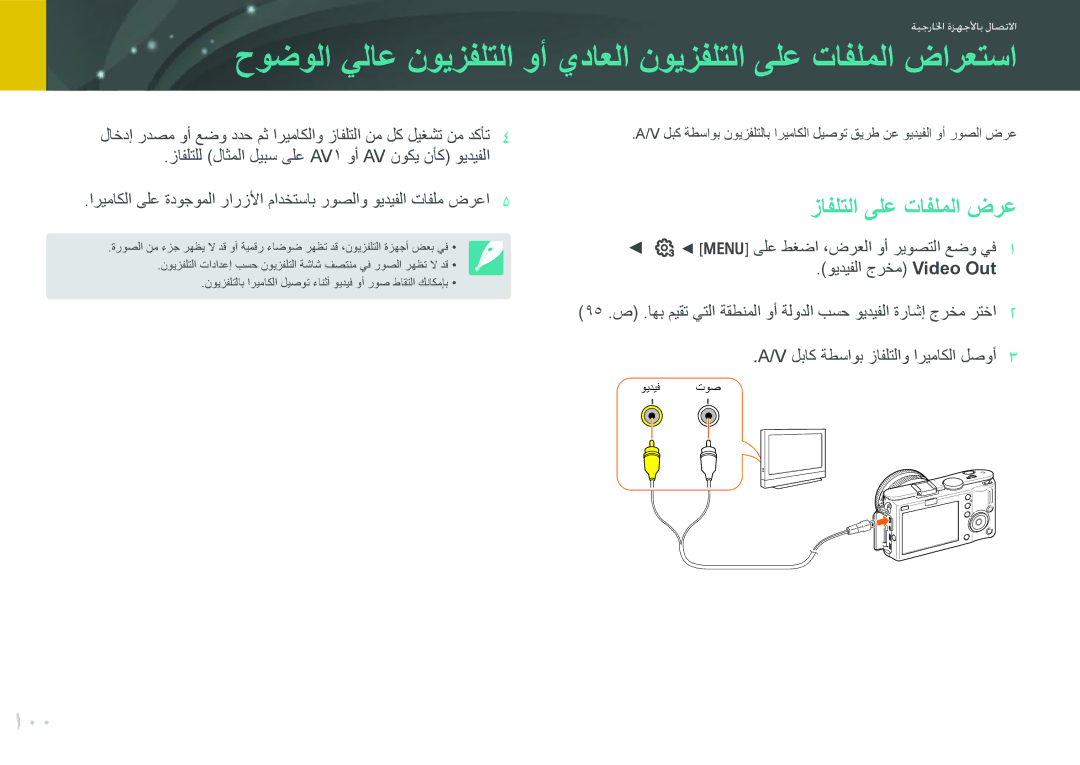 Samsung EV-NX100ZBABIL, EV-NX100ZBABME, EV-NX100ZBABIR, EV-NX100ZBABSA, EV-NX100ZBAWIR, EV-NX100ZBBWIL زافلتلا ىلع تافلملا ضرع 