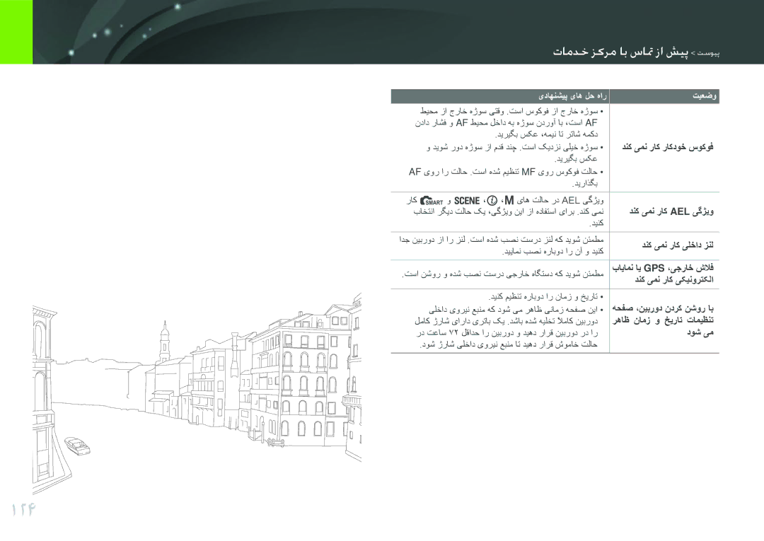 Samsung EV-NX100ZBABIL, EV-NX100ZBABME, EV-NX100ZBABIR, EV-NX100ZBABSA, EV-NX100ZBAWIR, EV-NX100ZBBWIL, EV-NX100ZBABZA manual 124 