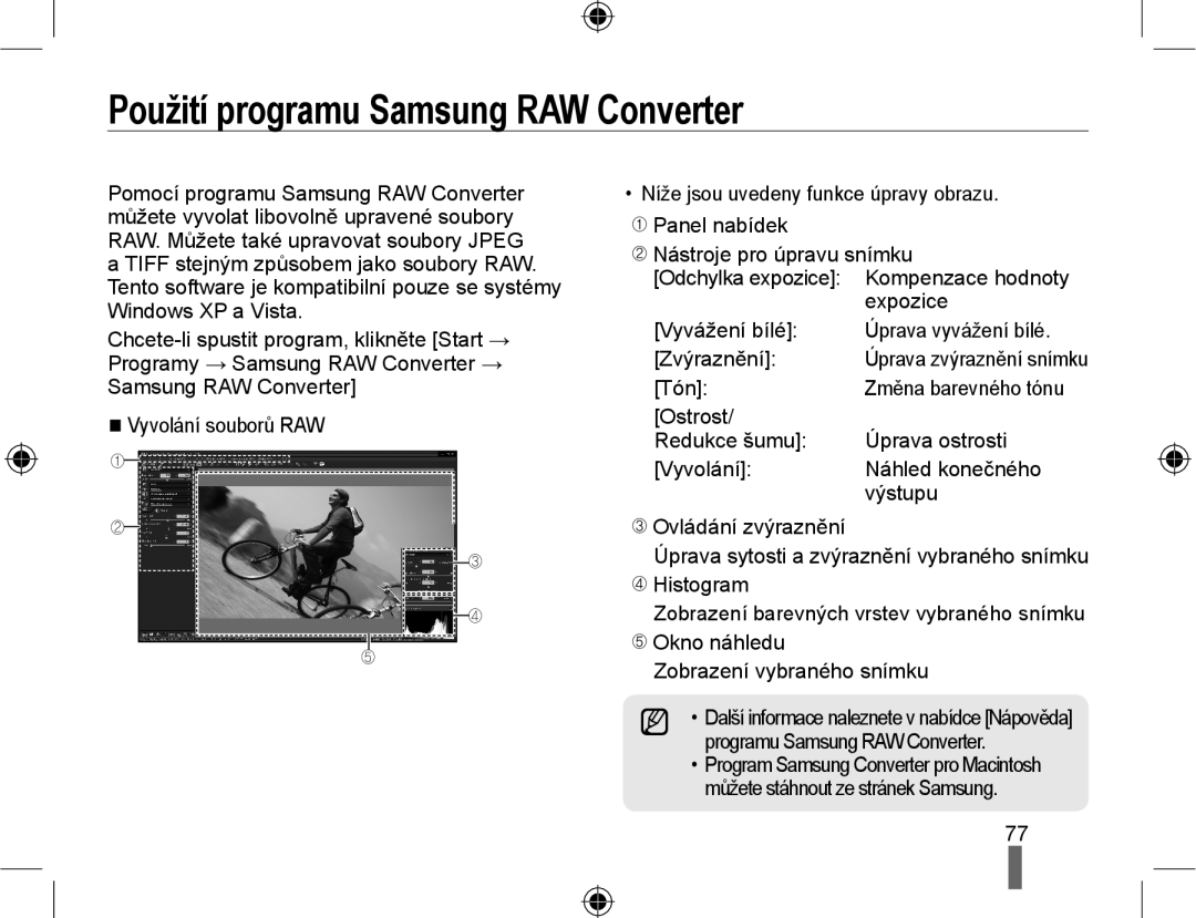 Samsung EV-NX10ZZBABCZ, EV-NX10ZZBABDE, EV-NX10ZZBCBCZ, EV-NX10ZZBABPL manual Použití programu Samsung RAW Converter, Tón 