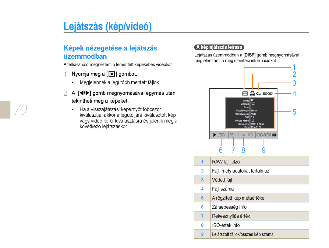 Samsung EV-NX10ZZBCBHU, EV-NX10ZZBABDE, EV-NX10ZZBABIT manual Lejátszás kép/videó, Képek nézegetése a lejátszás, Üzemmódban 