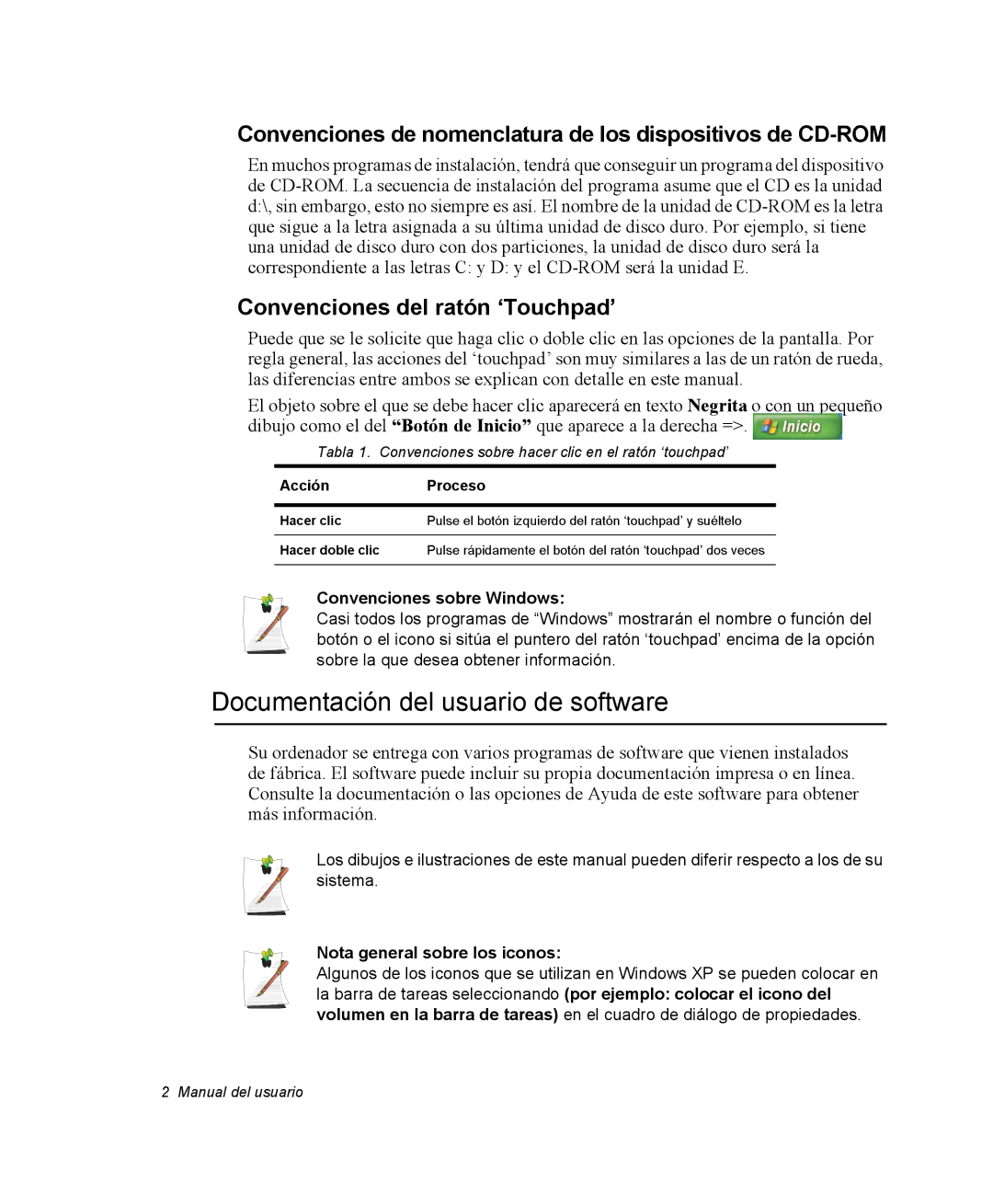 Samsung NX10RH08M3/SES Documentación del usuario de software, Convenciones de nomenclatura de los dispositivos de CD-ROM 