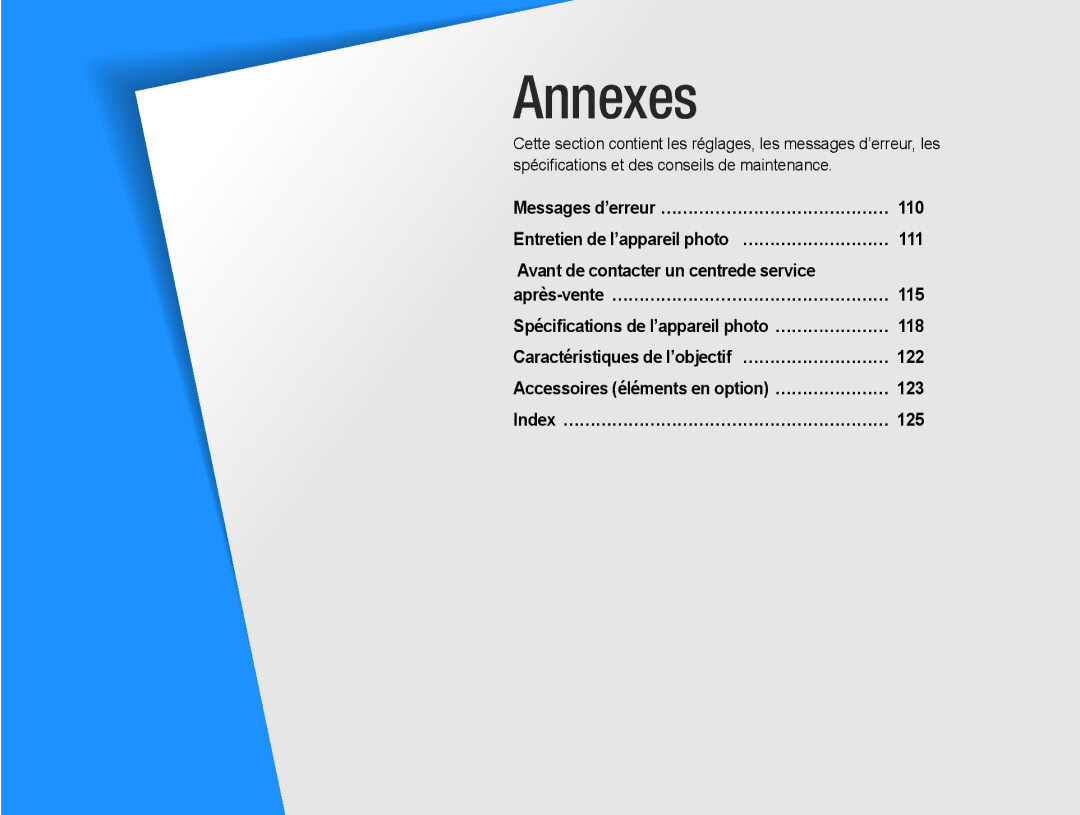 Samsung NX10PRTV07/SEF, EV-NX10ZZBABZA, NX10-SEED/SEF, EV-NX10ZZBATFR, EV-NX10ZZBABUS, EV-NX10ZZBABFR, EV-NX10ZZAAB Annexes 