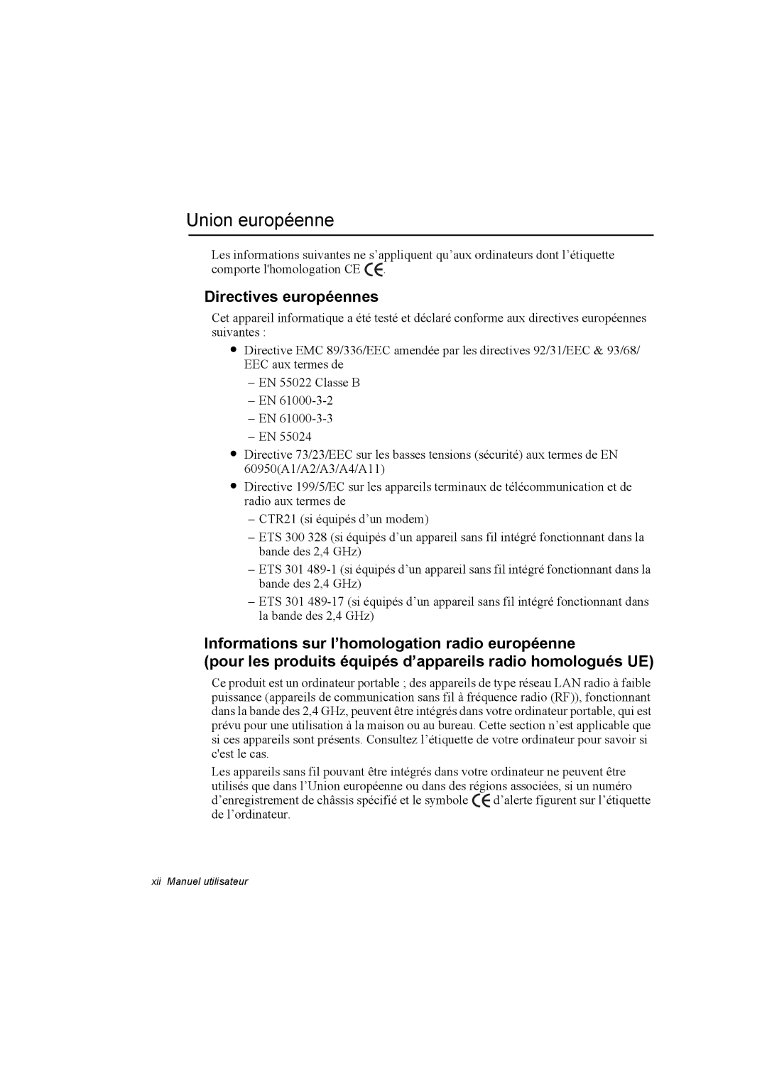 Samsung NX10PRTV05/SEF, EV-NX10ZZBABZA, NX10RP08N6/SEF, NX10-SEED/SEF, EV-NX10ZZAAB Union européenne, Directives européennes 