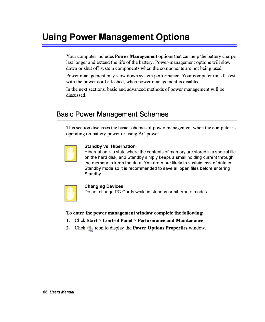 Samsung EV-NX10ZZBABFR, EV-NX10ZZBABZA, NX10RP1N9W/SEG manual Using Power Management Options, Basic Power Management Schemes 