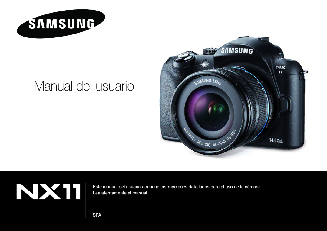 Samsung EV-NX11ZZBABIT, EV-NX11ZZBABFR, EV-NX11ZZBABES manual Manual del usuario 