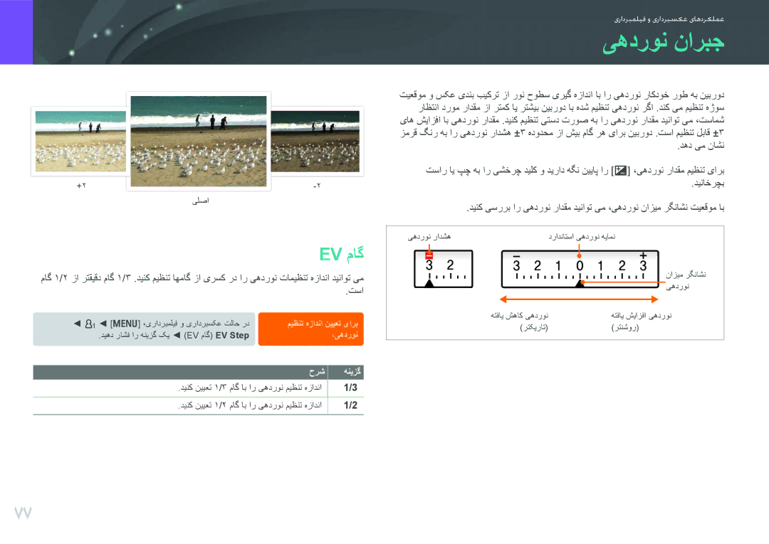 Samsung EV-NX11ZZBBBSA, EV-NX11ZZBABME, EV-NX11ZZBABIL, EV-NX11ZZBABIR manual یهدرون ناربج, Ev ماگ 