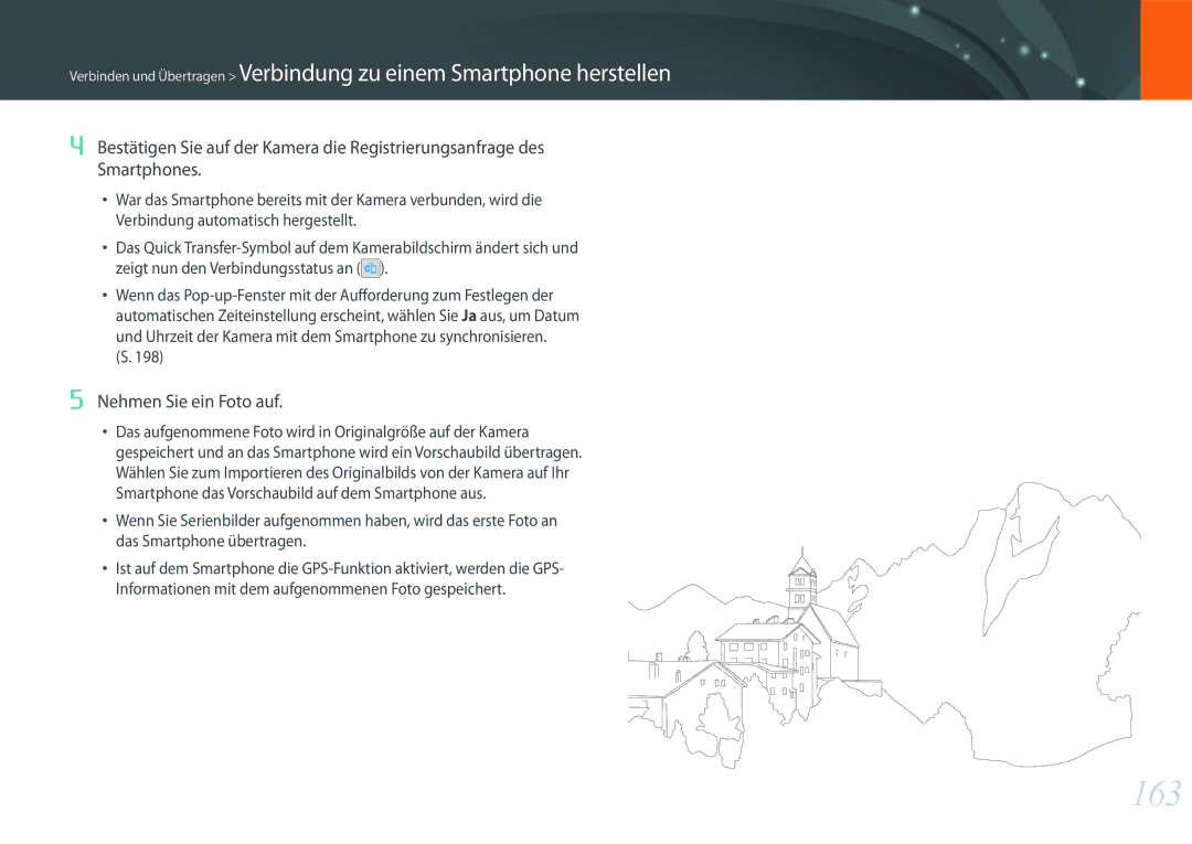 Samsung EV-NX1ZZZBZBDE, EV-NX1ZZZBMBDE, EV-NXF1ZZB2JDE, EV-NXF1ZZB1HDE, EV-NXF1ZZB3JDE manual 163, Nehmen Sie ein Foto auf 