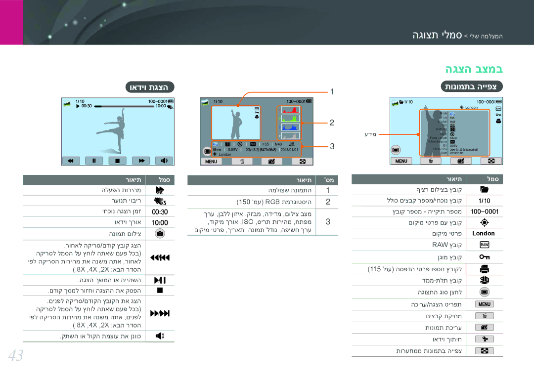 Samsung EV-NX2000BFWIL, EV-NX2000BFWDE, EV-NX2000BABDE, EV-NX2000BHWIL, EV-NX2000BABIL הגצה בצמב, ואדיו תגצה, תונומתב הייפצ 