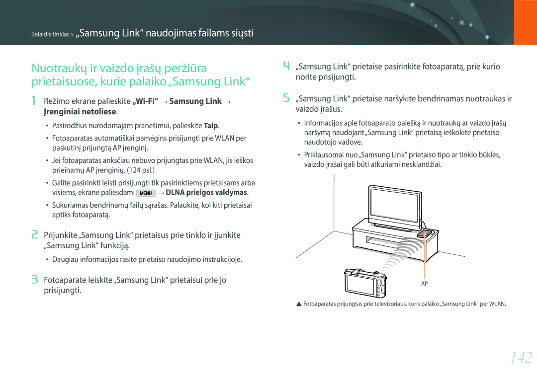 Samsung EV-NX2000BABLV, EV-NX2000BFWLV manual 142 