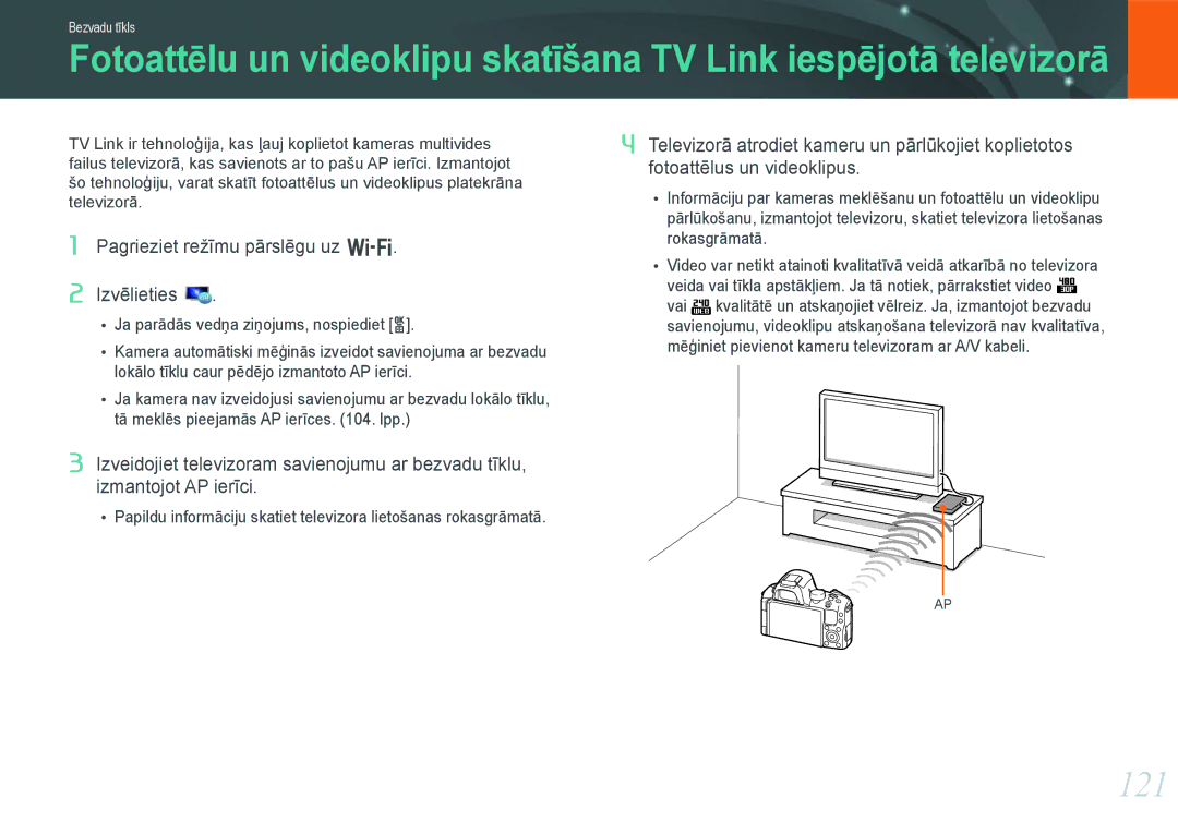 Samsung EV-NX20ZZBSBEE manual 121 