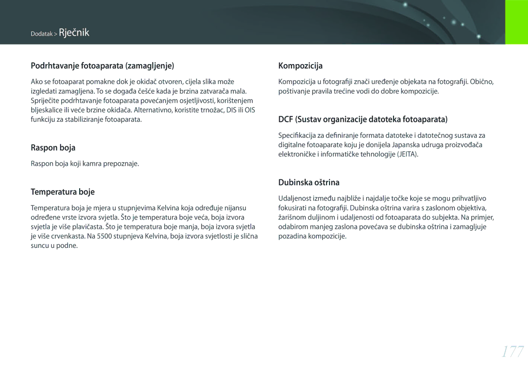 Samsung EV-NX3000BOHRS manual 177 