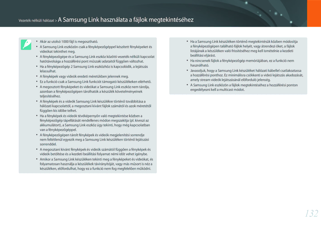 Samsung EV-NX3000BOJCZ, EV-NX3000BOIAT, EV-NX3000BOICH, EV-NX3000BOHCZ, EV-NX3000BOJHU, EV-NX3000BOIHU, EV-NX3000BOIGR manual 132 