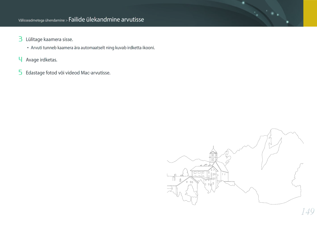Samsung EV-NX3000BOIDE, EV-NX3000BOHLV, EV-NX3000BOILV manual 149, Avage irdketas Edastage fotod või videod Mac-arvutisse 